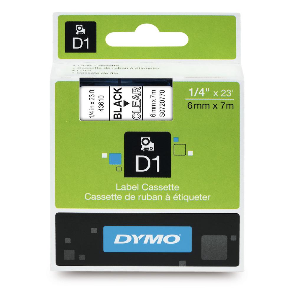 Compatible with Dymo 43621 D1 Label Tape 6mm LM Tapes Premium LM43621 1/4 White on Black Label Maker Tape Compatible with Dymo 43621 D1 Label Tape 6mm LM Tapes Premium LM43621 1/4 White on Black Label Maker Tape